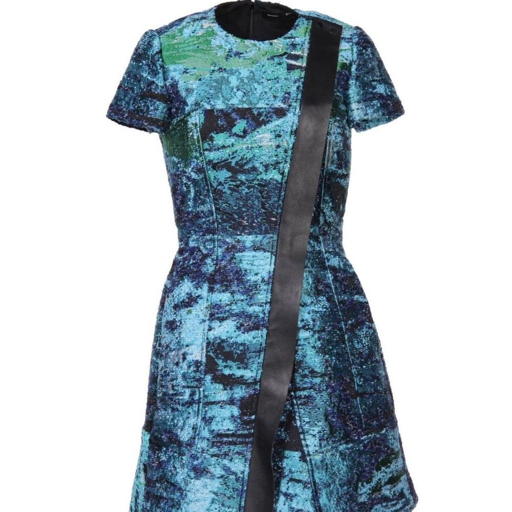 New Proenza Schouler Asymmetrical Mini dress.Made in Italy.Size 2 (XS)